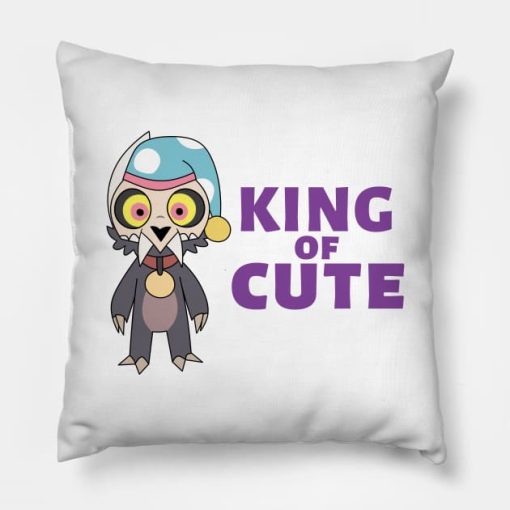 King The The Owl House Throw Pillow Official The Owl House Merch