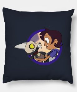 King Luz The Owl House Throw Pillow Official The Owl House Merch