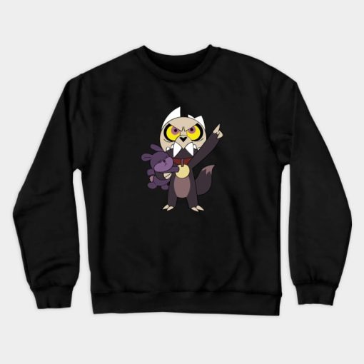 The Owl House King And Rabbit Plush Crewneck Sweatshirt Official The Owl House Merch