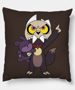 The Owl House King And Rabbit Plush Throw Pillow Official The Owl House Merch