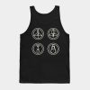 The Owl House Glyphs Light On Dark Background Tank Top Official The Owl House Merch