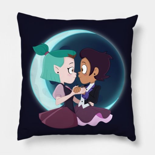 Luz X Amity The The Owl House Throw Pillow Official The Owl House Merch