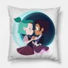 Luz X Amity The The Owl House Throw Pillow Official The Owl House Merch