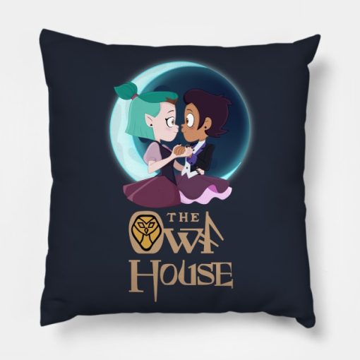 Luz X Amity The The Owl House Throw Pillow Official The Owl House Merch