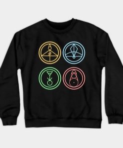 The The Owl House Glyphs Crewneck Sweatshirt Official The Owl House Merch