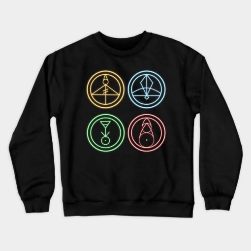 The The Owl House Glyphs Crewneck Sweatshirt Official The Owl House Merch