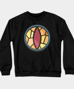 The Owl House Stained Glass Window Crewneck Sweatshirt Official The Owl House Merch