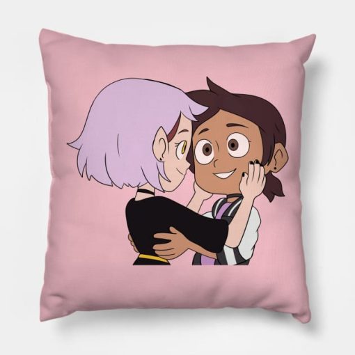 Luz And Amity The The Owl House Throw Pillow Official The Owl House Merch