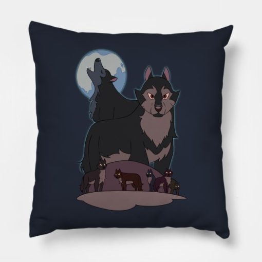 The The Owl House Hunter Wolf Throw Pillow Official The Owl House Merch