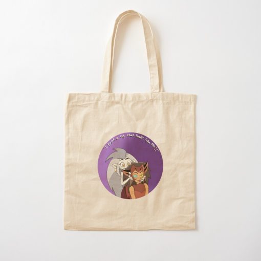 Eda The Owl Lady Finds Catra Tote Bag Official The Owl House Merch