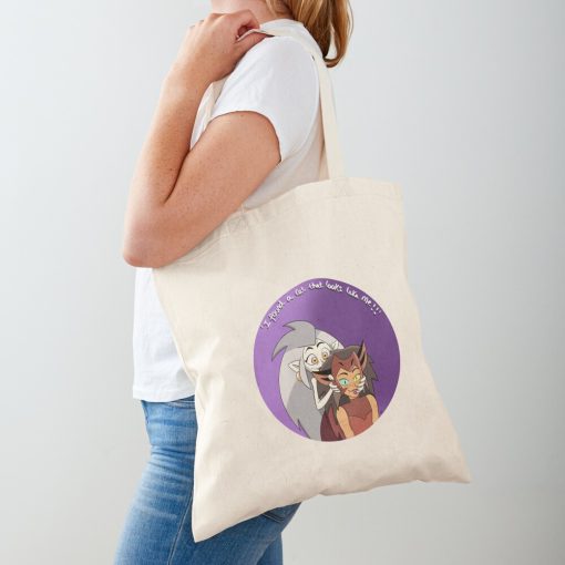 Eda The Owl Lady Finds Catra Tote Bag Official The Owl House Merch