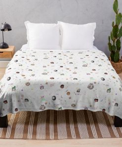 The The Owl House (White) Throw Blanket Official The Owl House Merch