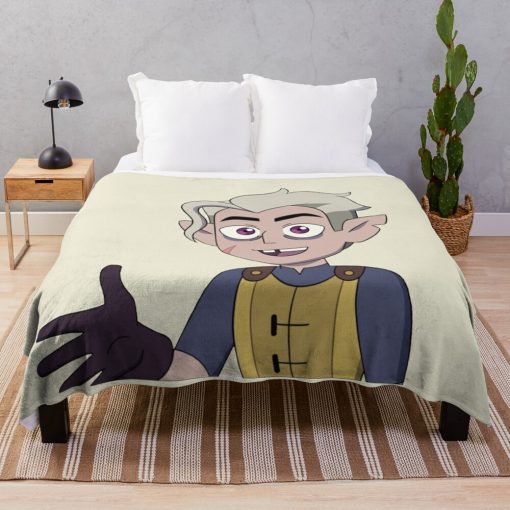 Hunter The The Owl House (The Golden Guard) Throw Blanket Official The Owl House Merch