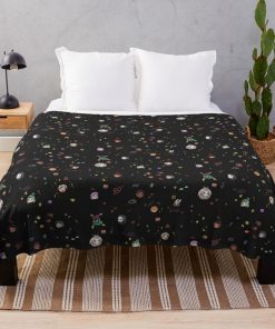 The The Owl House (Black) Throw Blanket Official The Owl House Merch