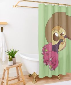 Hooty With Flowers | The The Owl House Shower Curtain Official The Owl House Merch