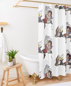 The The Owl House - Flying Shower Curtain Official The Owl House Merch