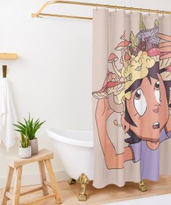 Luz Mashroom | The The Owl House Shower Curtain Official The Owl House Merch