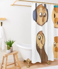 Hooty Pack The The Owl House Shower Curtain Official The Owl House Merch